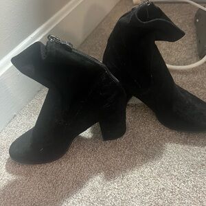 Black Suede Ankle Boots